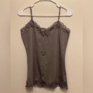 Ricki’s Grey Lace Basics Tank Top, Size M